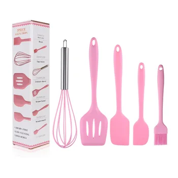 

Kitchen 5 Pieces Silicone Kitchenware Set