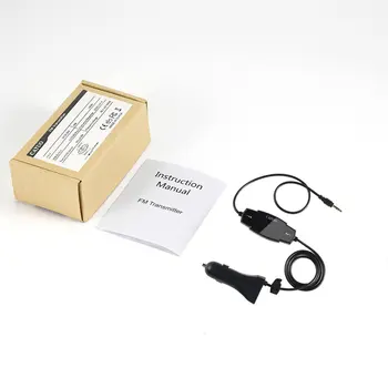 

CATUO FM Transmitter Car Kit Radio Modulator for Car with 3.5mm Aux Plug and 5V/2.4A USB Car Charger Easy to Use Black