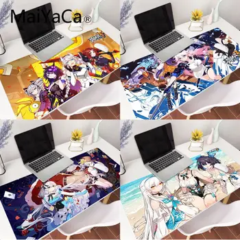 

MaiYaCa Beautiful Anime Honkai impact the 3rd Rubber Pad to Mouse Game Gaming Mouse Mat xl xxl 900x400mm for Lol dota2 cs go