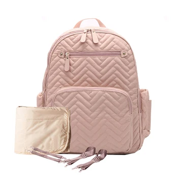 

2020 Fashion Diaper Bag Backpack Quilted Large Mum Maternity Nursing Bag Travel Backpack Stroller Baby Bag Nappy Baby Care
