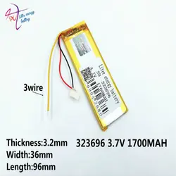 323696 323694 3,7 в 1700 мАч литий-полимерный литий-ионный аккумулятор для Китая клон 4,7 дюймов I6 6s MTK andorid телефон XWD 303696 P