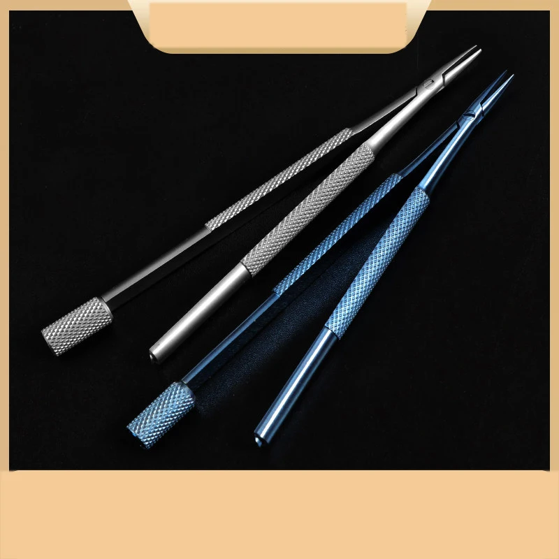 Microscopic Ophthalmology Blade Holder Titanium Stainless Steel 12cm Surgical Forceps Ophthalmic Instrument Precision Sur