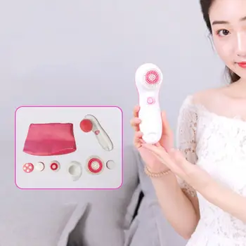 

Pore Cleaner Electric Face Wash Beauty Instrument Washing Machine 6-in-one Cleansing Brush M17C