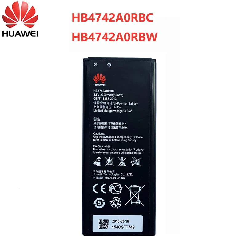 100% Оригинальный аккумулятор Hua Wei HB4742A0RBC для Huawei Honor 3C G630 G730 G740 | Мобильные телефоны