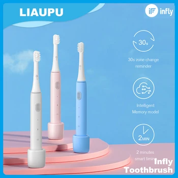 

Infly Ultrasonic electric toothbrush adult whitening waterproof USB induction charging ultra-long standby travel toothbrush