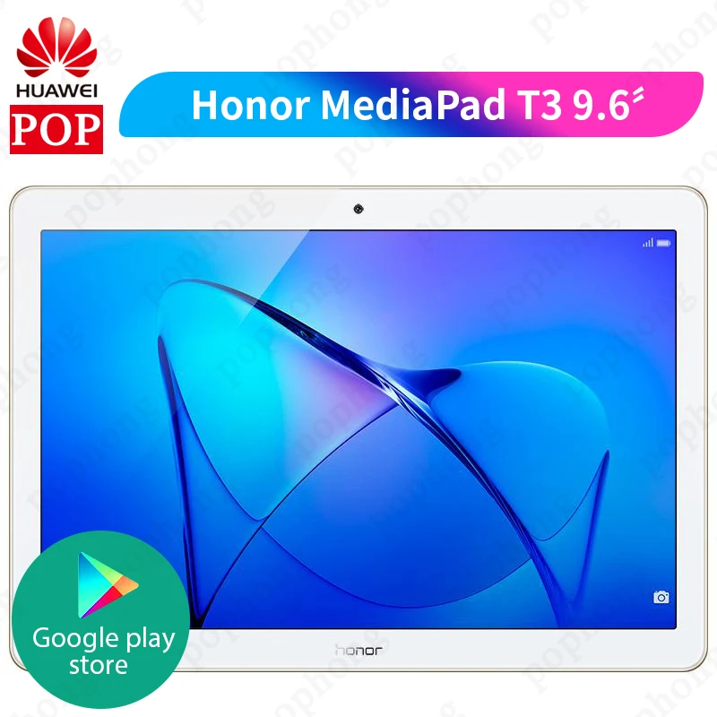 HUAWEI Honor MediaPad T3 10, планшет Honor Play с глобальной прошивкой, 2, 3 ГБ, 32 ГБ, планшетный ПК Snapdragon 425, четырехъядерный процессор, Android 7,0