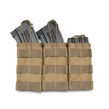 1000D нейлон Пейнтбол страйкбол сумка Тактическая Военная облегченная модульная система переноски снаряжения тройной Открытый Топ M4. AK подсумок для разгрузка для охоты и пейнтбола