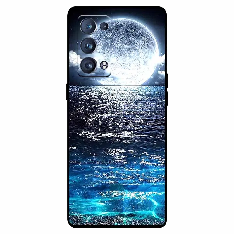 Shockproof Soft Silicone TPU Back Cover for Oppo Reno 6 Pro 5G - Cute and Durable