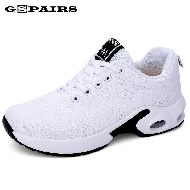 Женские белые кроссовки на толстой подошве повседневные платформе Zapatos De Mujer