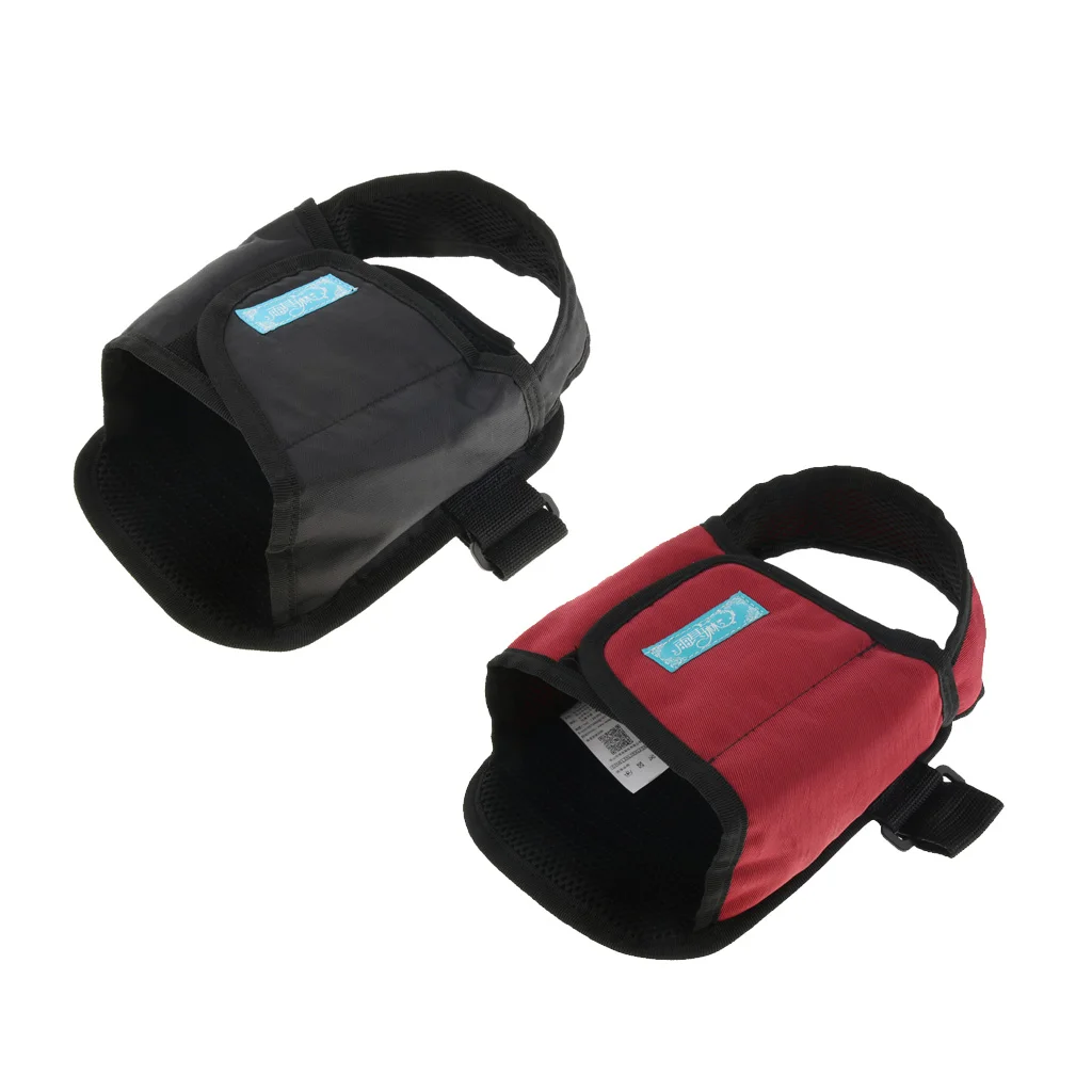 

1 Piece Wheelchair Safety Restraint Shoes Footrests Cushion Pad Footplates Cover Heel Loops Protector - for Left and Right Foot