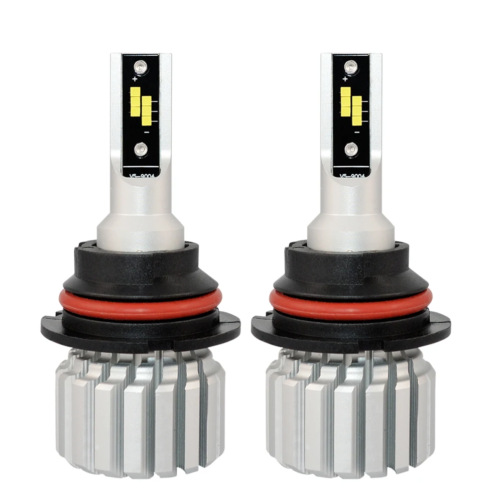 

2019 Car Headlight LED Bulb 9004 H4 H15 6000K 50W 5000LM All In One lamp Headlamp Light led sale