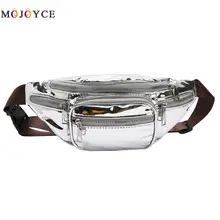 Мода красочные поясная сумка из искусственной кожи Для женщин Мульти-карман сумка через плечо сумка с нагрудным ремнем на молнии чехол для телефона поясная сумка