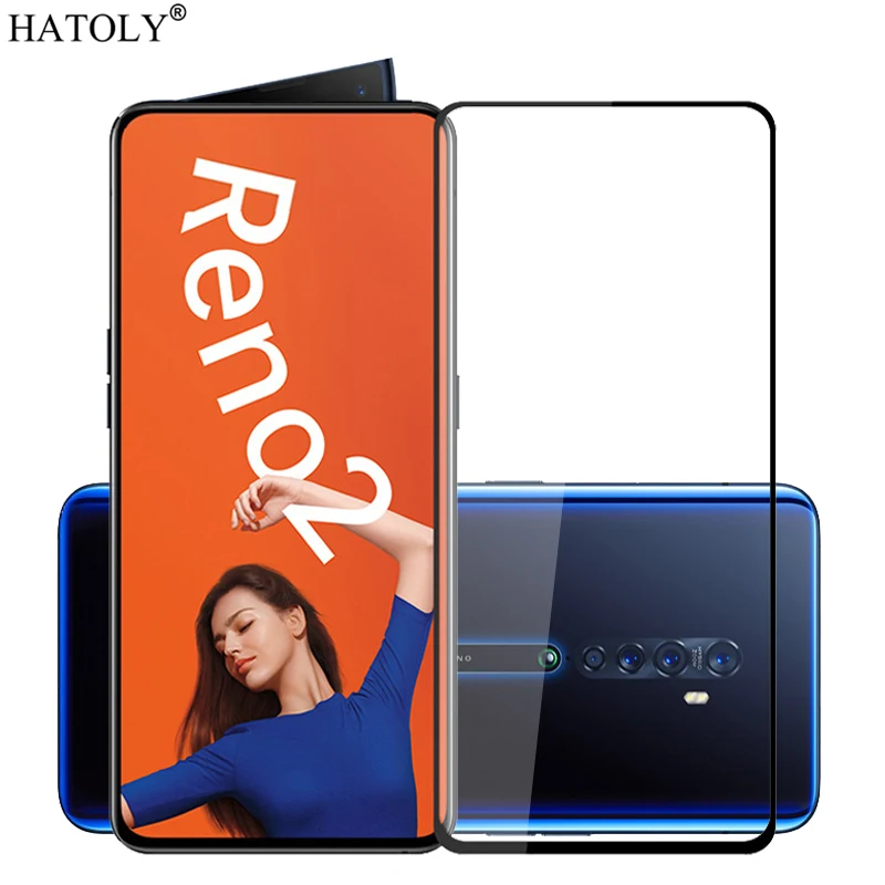 Per Il Vetro Oppo Reno 2 Vetro Temperato Per Oppo Reno 2 Protezione Dello Schermo Del Telefono Pieno Di Colla Copertura Per Oppo Reno 2 Di Vetro Di Pr