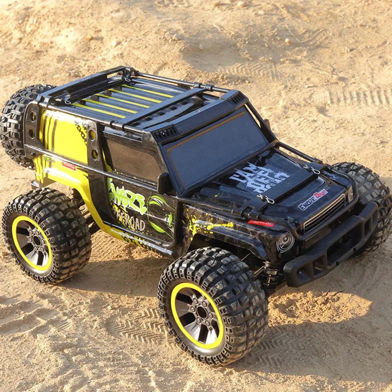 New Electric Top Speed Racing Rc Climbing Car 1/10 45 Km/H Ammortizzatore Idraulico 4Wd Telecomando Car Desert Crawler Car Gif