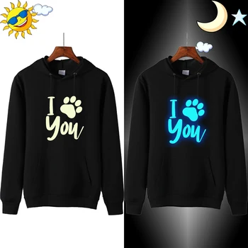 

I Love You Dog 2020 New Spring Women Sweatshirt Round Neck Loose Women Pullovers Tops Free Shipping Sudadera Mujer Con Capucha
