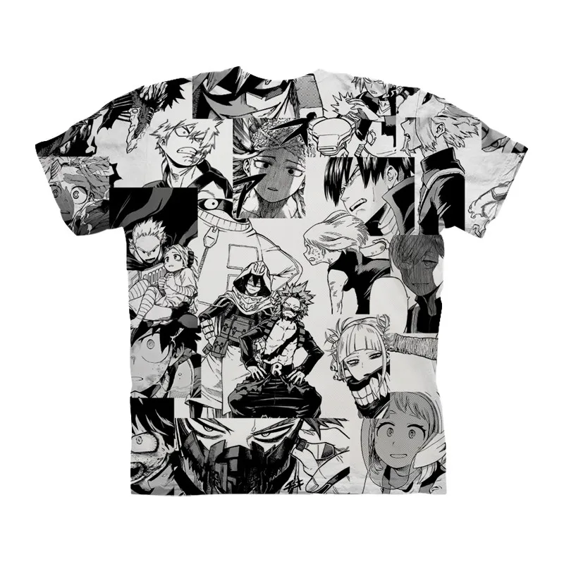 New Casual Anime 3D T-Shirt Men Open Mouth Ahegao Summer T Shirt Male Short Sleeve Tee Tops Man Streetwear Drop Ship