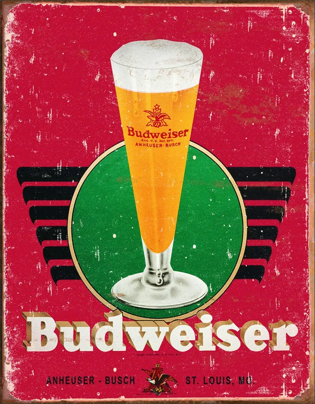 BUD LIGHT “Famous Among Friends” Budweiser Beer Tin Metal Sign 