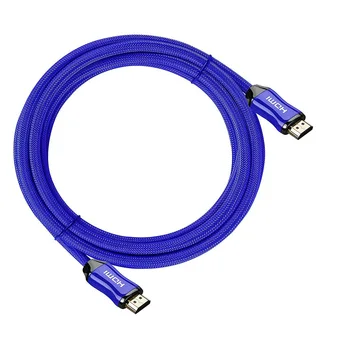 

2019 1080P Micro HDMI to HDMI Gold Plated HDMI connector for HDTV Projector Mobile phone Flat Camera 1m 1.5m 1.8m 3m color blue