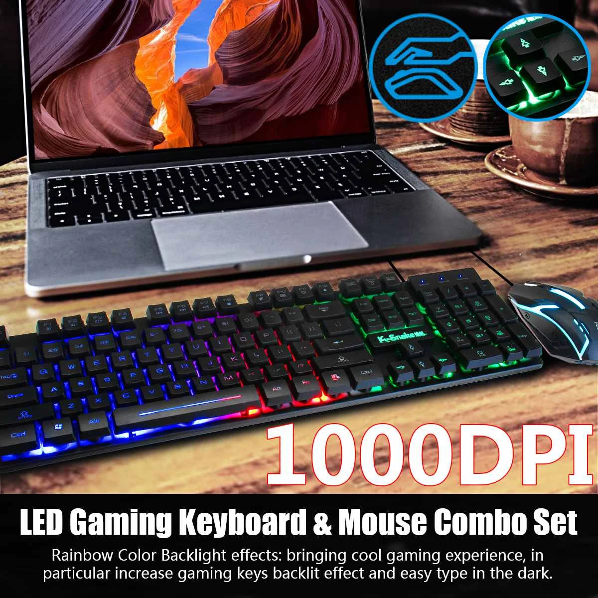 rainbow backlit keyboard laptop