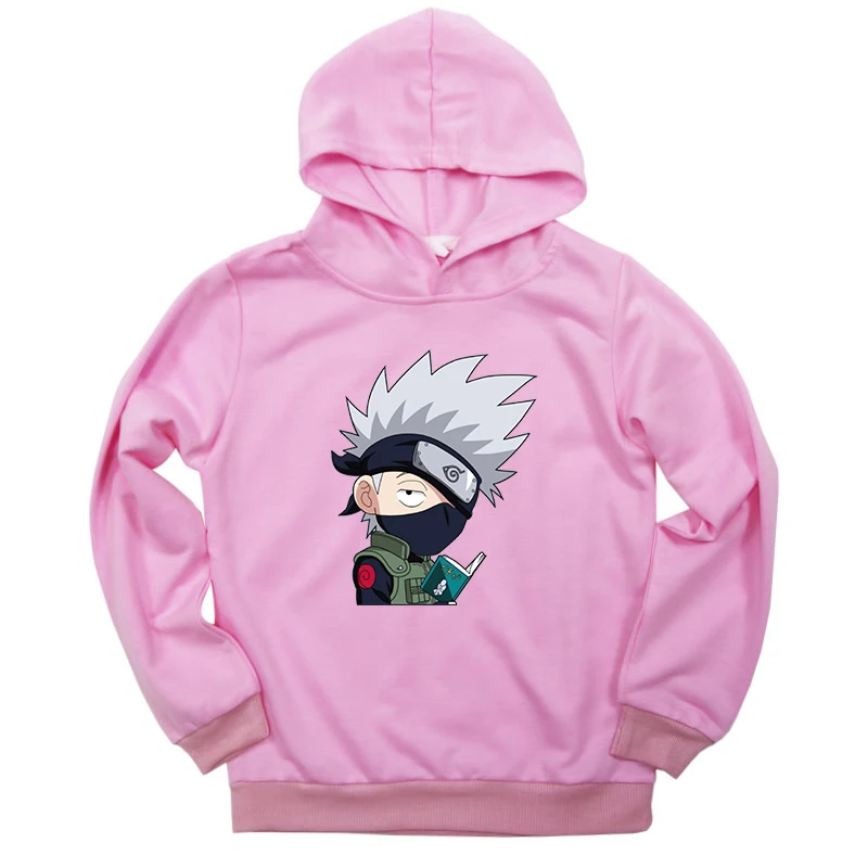 Hoodies 9 Детская толстовка худи в стиле аниме «Наруто» для девочек; детская толстовка с капюшоном; сезон весна-осень; толстовка с капюшоном для мальчиков; детская светящаяся одежда унисекс - Цвет: Hoodies 9