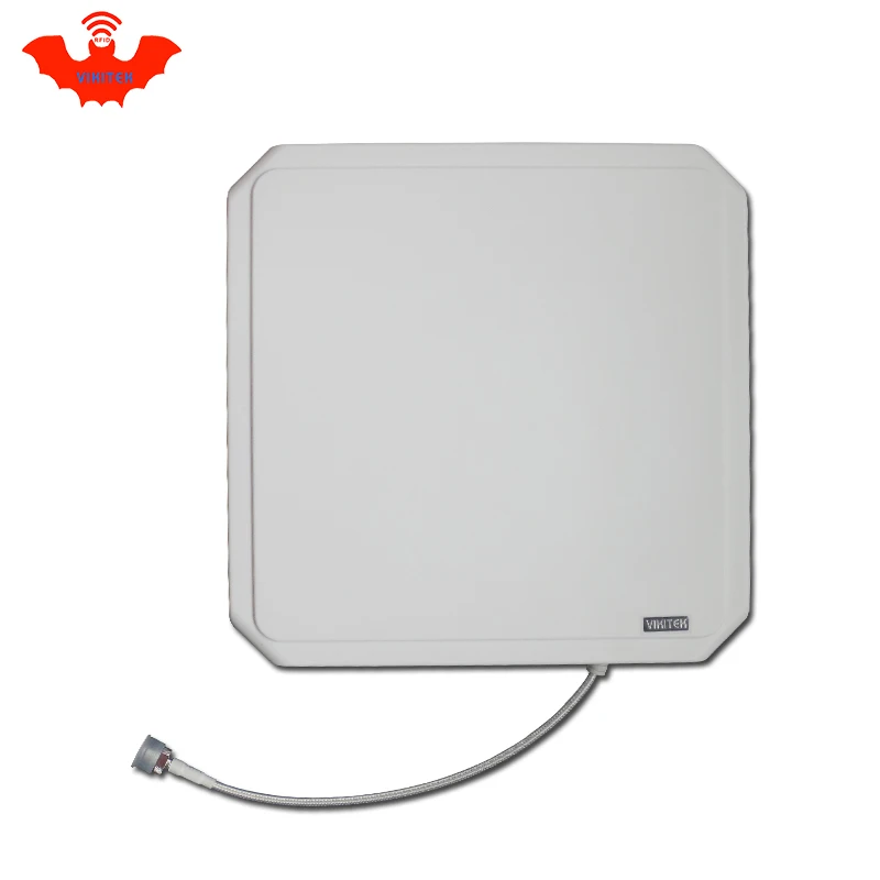 Vikitek high performance UHF RFID antenna 915MHZ Long range RFID Panel antenna 9dBic 902-928MHZ