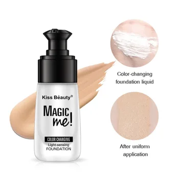 

Foundation Makeup Color Changing Foundation Foundation Concealer Even Skin Color Matte Foundation Base maquiagem