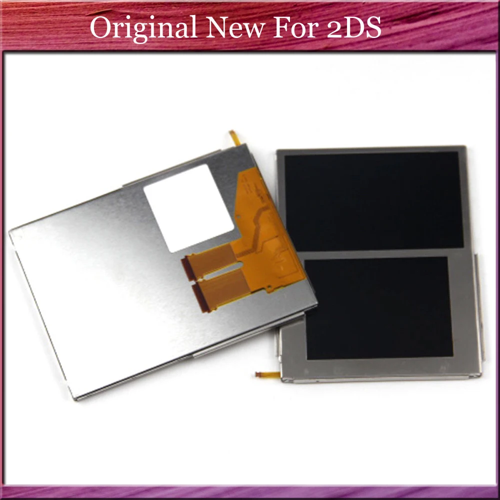 

100% оригинальные новые запасные части для ЖК-дисплея для верхней и нижней части для Nintendo для 2DS LCD