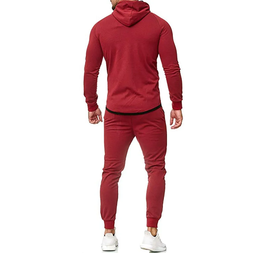 Men's Sportswear Tracksuits Men clothes Sets handsome slim patchwork Sweatshirt+Pants Sport Suit Men Clothing Set gym L30923 Men's Sportswear Tracksuits Men clothes Sets handsome slim patchwork Sweatshirt+Pants Sport Suit Men Clothing Set gym L30923
