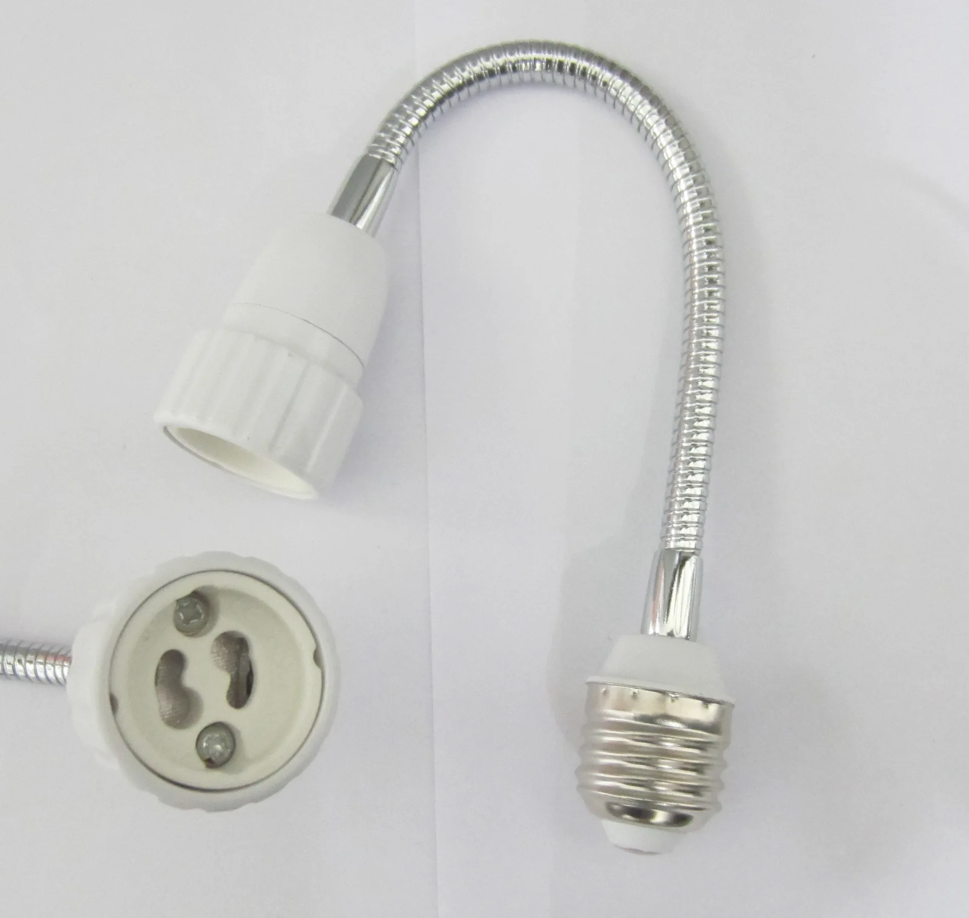 

Wholesale E27 Turn GU10 Universal Lamp Head Hose Lamp Head Lengthen Lamp Head Conversion Lamp Base E27 Turn GU10
