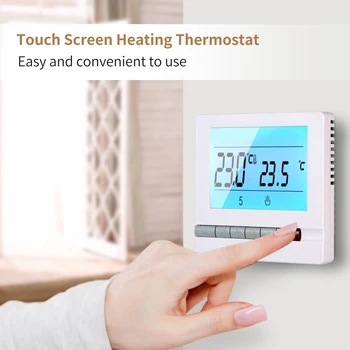 

Programming Heating Digital Thermostat LCD Display Temperature Controller For Motorized Ball Valve Motorized Valve Thermal Valve