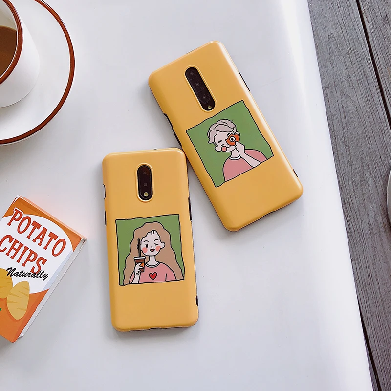 Чехлы для телефонов OnePlus 7 Lovley, для пары мальчиков и девочек, мягкий матовый чехол, Подарочные чехлы для телефонов one plus, для Oneplus 7 Pro, задняя крышка