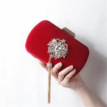 Meloke новые женские туфли со стразами Вечерние Сумки Роскошные кисточкой сумки для свадебного ужина с цепочкой клатч кошельки Перевозка груза падения MN1427