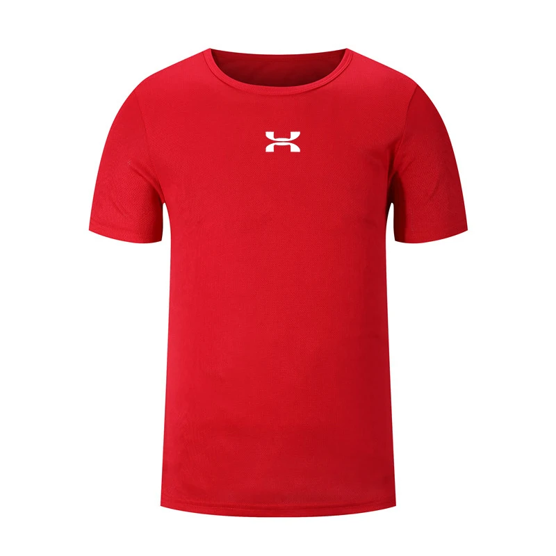 Спортивные рубашки для бега для мужчин и женщин, спортивная летняя гимнастическая майка с коротким рукавом для фитнеса, тонкая быстросохнущая дышащая тренировочная футболка