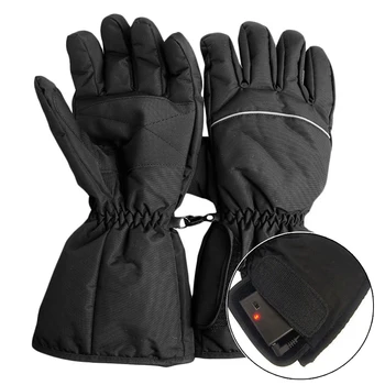 

New Gloves Electric Battery Heated Gloves Sport Temperature Control Rechargeable For Motorcycle Hunting Winter Warmer