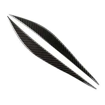 

Real Carbon Fiber Front Headlight Eyebrows Eyelid Cover Sticker for BMW 3 Series