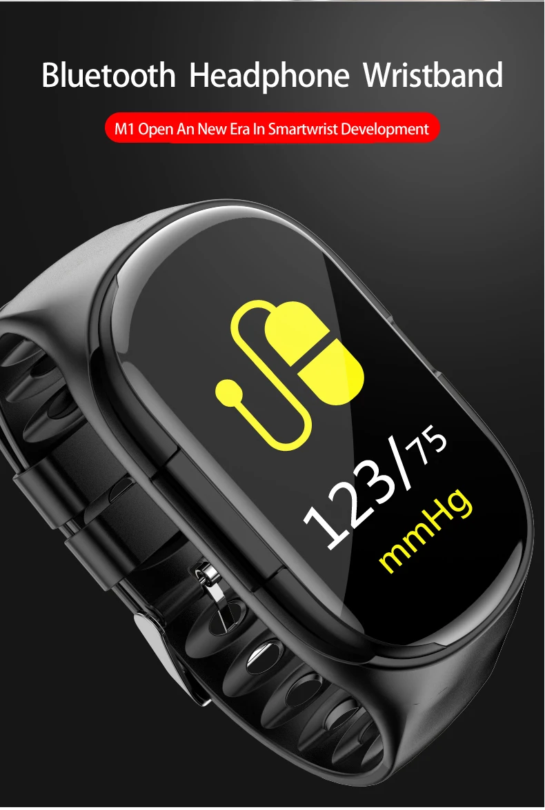 Беспроводные наушники Hifi Bluetooth наушники-вкладыши Спортивная гарнитура earbudws Heart Monitor Smartwatch для xiaomi huawei