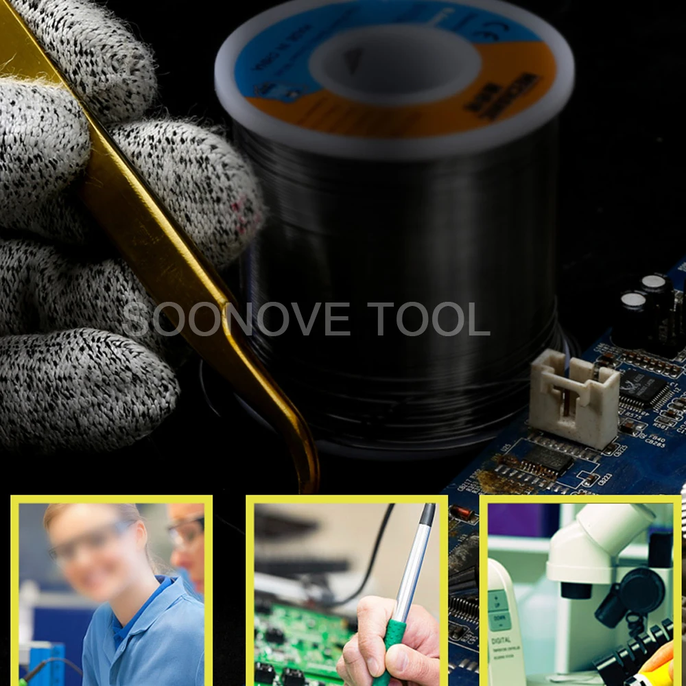 MECHANIC 200g Solder Wire Low Melting Point Soldering Tin BGA Welding Tools 0.3/0.4/0.5/0.6/0.8/1.0/1.2mm sn63%pb37% High Purity