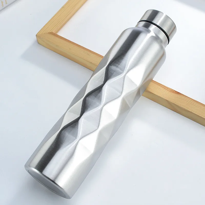 1000 мл бутылка для воды из нержавеющей стали не изолированная BPA бесплатно герметичная одностенная Спортивная бутылка кувшин тренажерный зал Кола бутылка для пива напиток