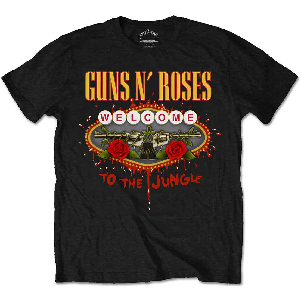 Guns N Roses Добро пожаловать в джунгли Официальный товар футболка M L Xl Новинка |