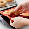 Silicone Donut Maker 3D DIY Baking Pastry Cookie Chocolate Round Molds Muffin Cake Mould Dessert Handmade Kitchen Cooking Tools 6