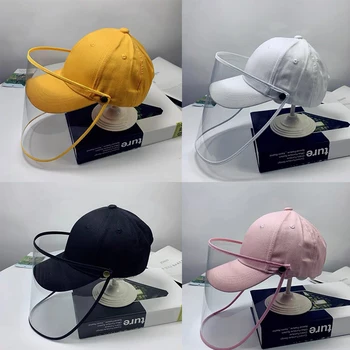 

кепка для мальчика Anti-spitting Protective Hat Spring Summer Baseball Protective Cap Anti-spitting Protective Hat Removable a