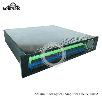 

Original 2U/ 80W 32port 16/17dBm CATV EDFA 1550nm fiber optical Amplitfier WDM CATV EDFA SC/APC -SC/UPC connector