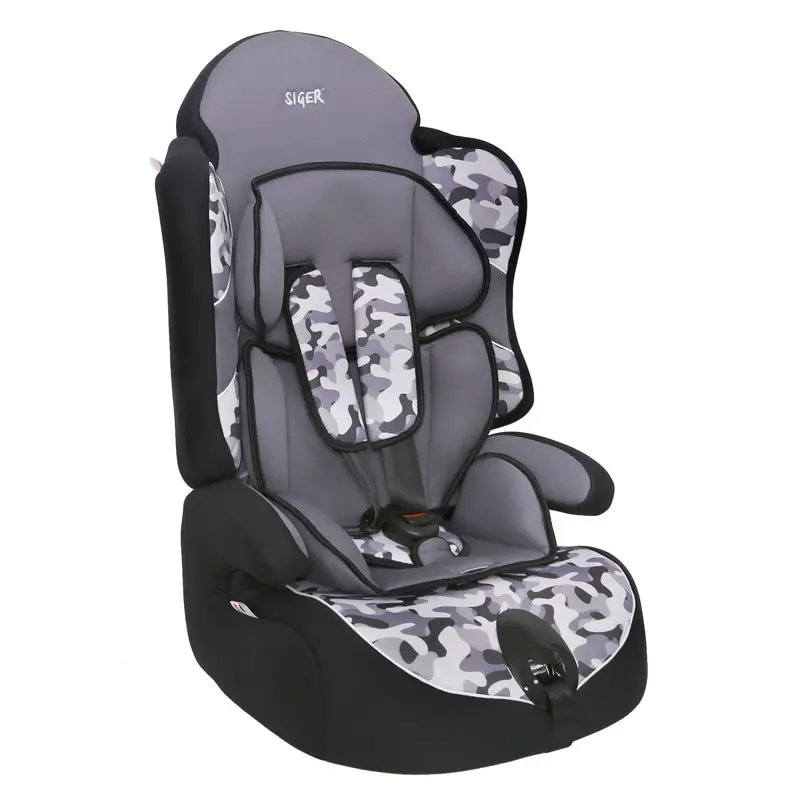 Детское автокресло Siger "Драйв"(БЕЗ Isofix) 1-12 лет, 9-36 кг, 1/2/3 - Цвет: Зеленый