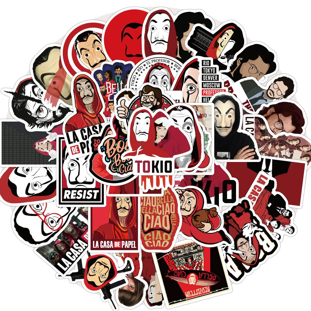 Random Color Styles Stickers for Laptop Suitcase Cool JDM Kids Graffiti Sticker Bomb Decals 50PCs Phone Car Bike Motorcycle