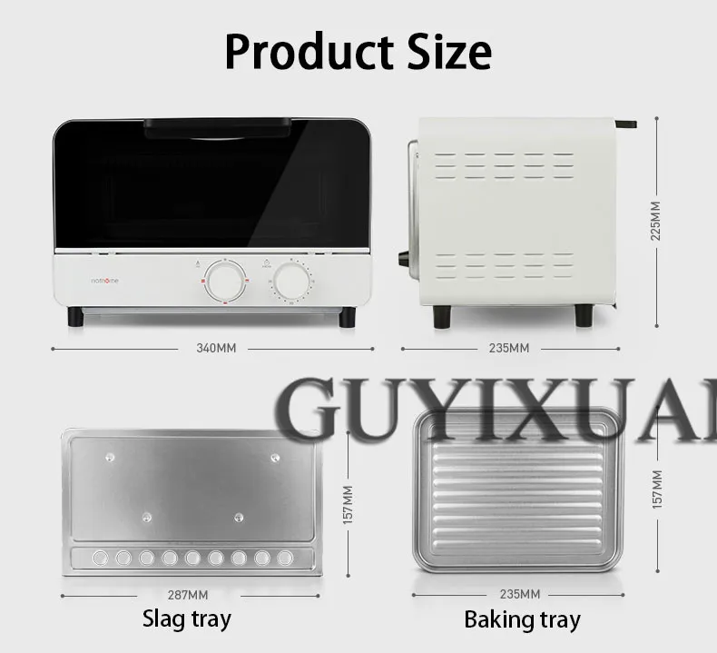 Small Fully automatic Baking Electric oven Household Horizontal Multifunction Baked chicken wings egg tart Electric oven