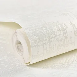 3D Self-adhesive Non-woven PVC Waterproof Wallpaper Roll Bedroom Living Room Home Decoration Film Solid Color Wallpaper Diaper