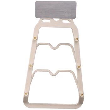 

New Quality Plastic Kitchen Pot Pan Cover Shell Cover Tool Bracket Storage Rack