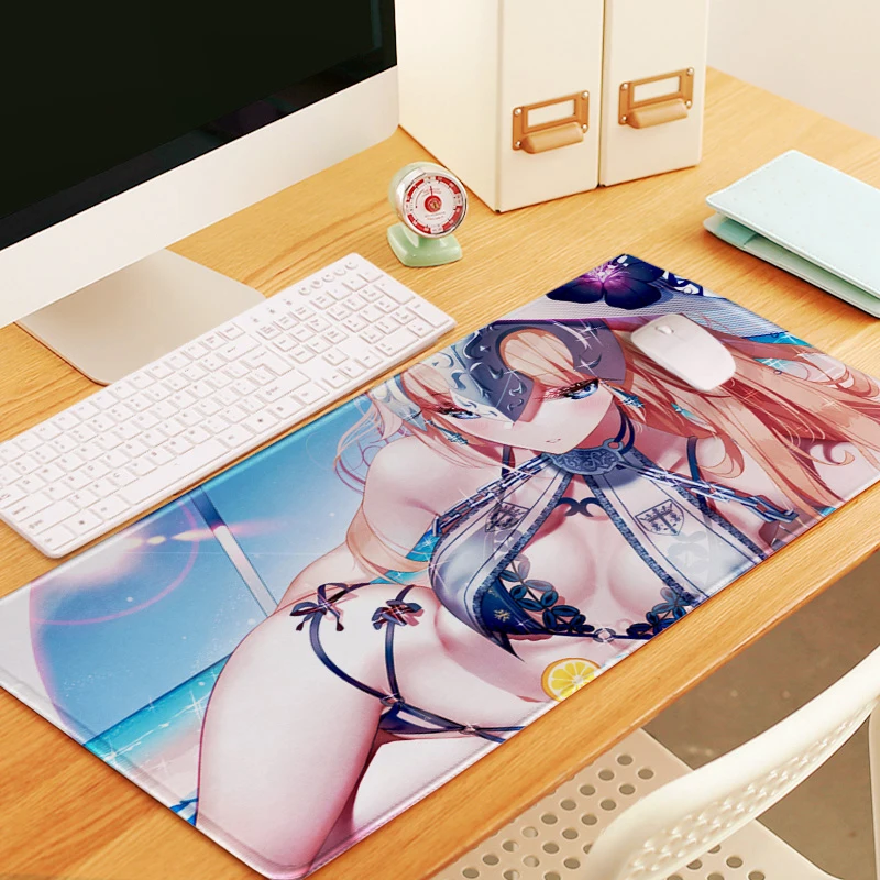 Game Fate/Grand Order Gaming Mouse Pad Mat FGO Saber Alter Tohsaka Rin Ergonomic Rubber Mousepad Cosplay Props