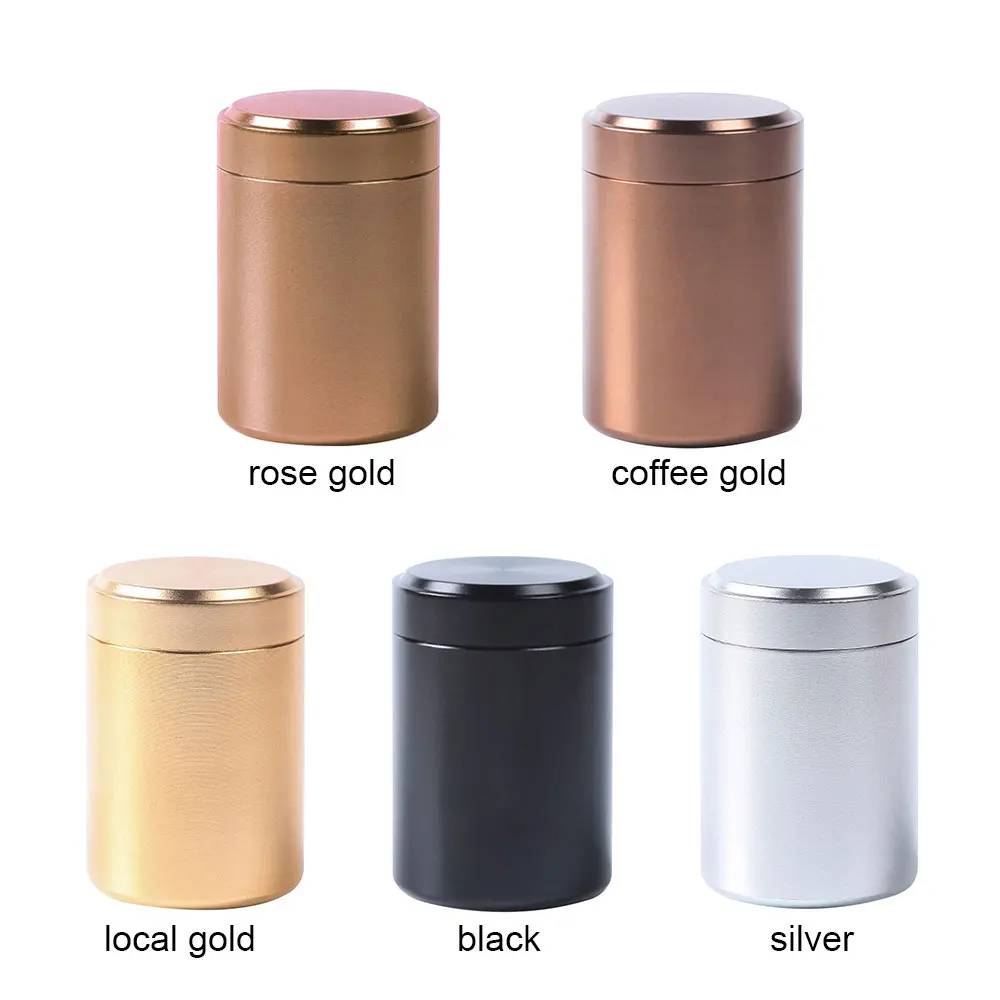 

Portable Multipurpose Kitchen Storage Aluminum Candy Grains Tea Sealed Cans Practical 80ml Container Box Can Travel