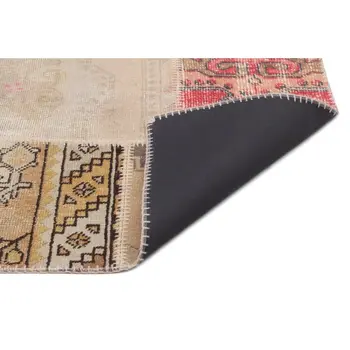 

Handmade Natural Vintage Anatolian Patchwork Area Rug 160x230 Cm-5'3''X7'7''